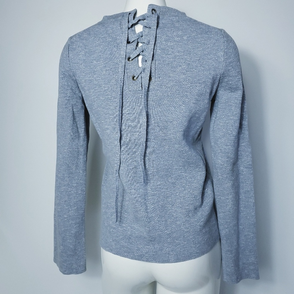 Madewell Sweater Long Sleeves Ribbon Back XS